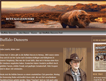 Tablet Screenshot of buffalo-dancers.ch